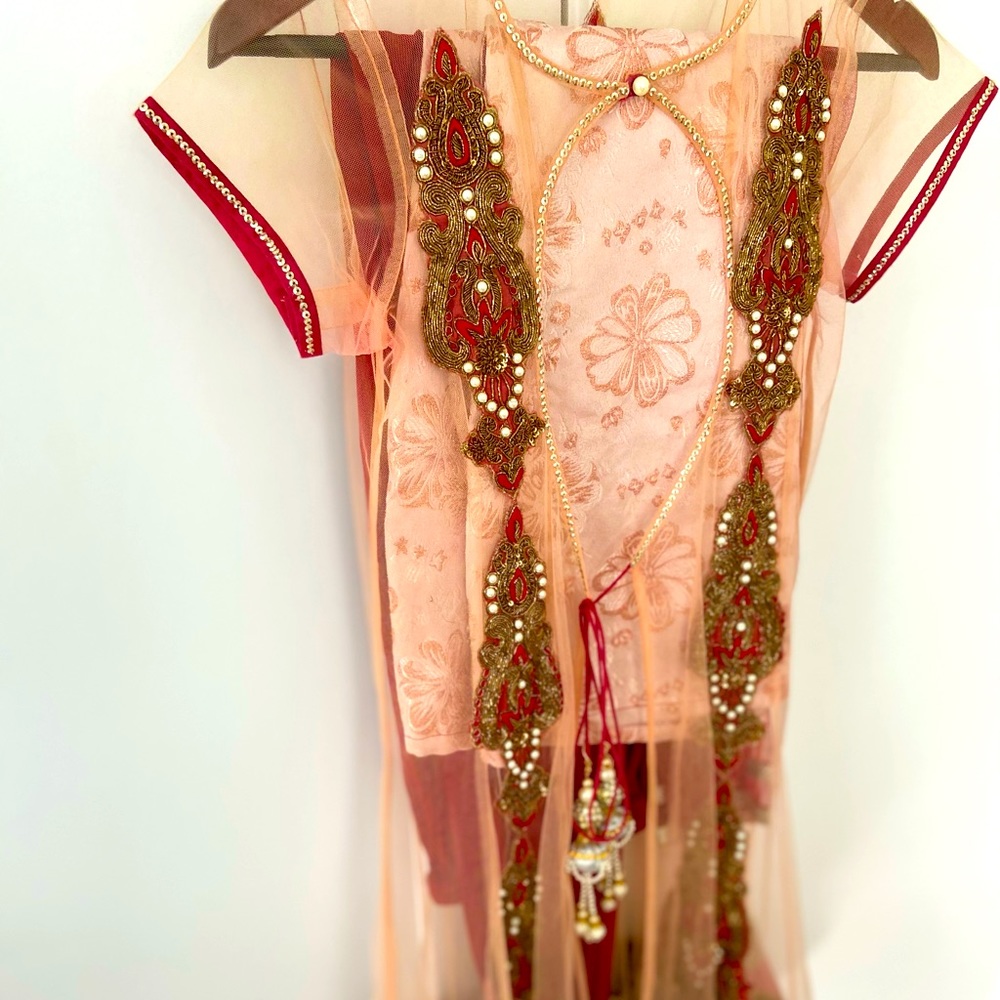 Formal party wear jacket style salwar kameez dress